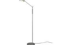 Franklin Golvlampa LED i borstat stål