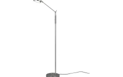 Franklin Golvlampa LED i borstat stål