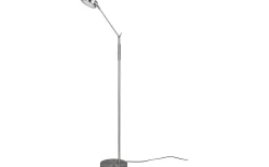 Franklin Golvlampa LED i borstat stål