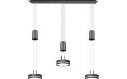 Franklin Takpendel LED 3-delad antracit