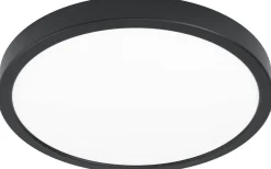 Fueva 5 Plafond 29cm LED 3000K 20,5W Svart IP44