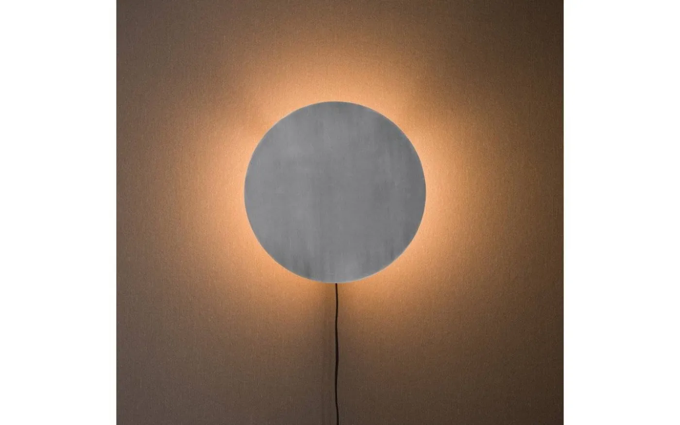 Fullmoon Vägglampa 25cm Pale Silver