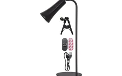 Functional Uppladdningsbar Bordslampa 3-i-1 Svart