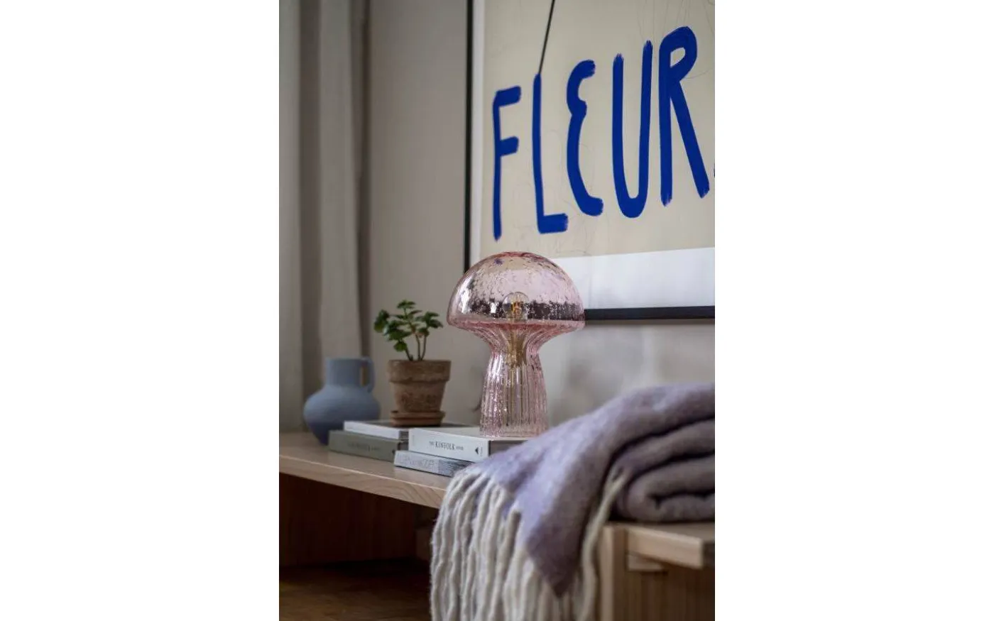 Fungo Bordslampa 30cm Special Edition Rosa