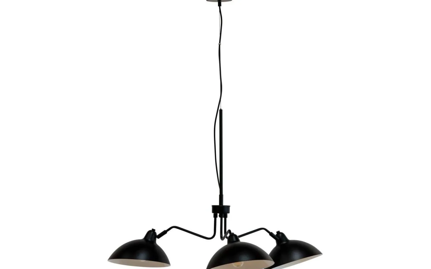 Futura Taklampa 95cm 3-arm Mattsvart