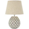 Gala Bordslampa 52cm Vit/Beige