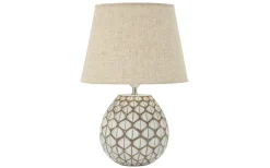 Gala Bordslampa 52cm Vit/Beige