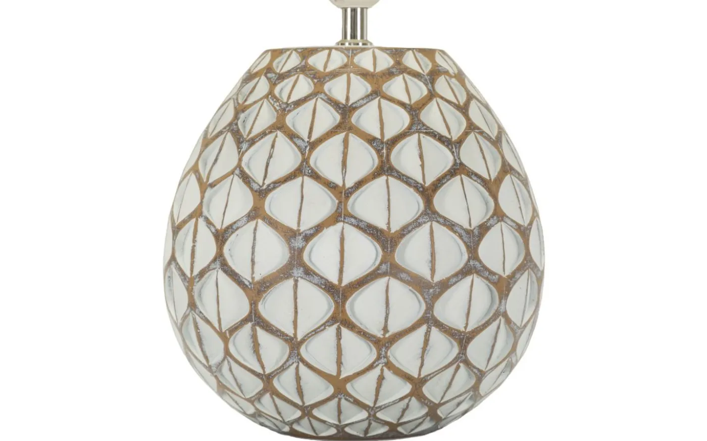 Gala Bordslampa 52cm Vit/Beige