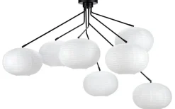 Galaxy Taklampa 125cm 7L Svart/Vit