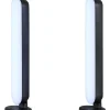 Game Bordslampa LED 2 kpl svart RGB