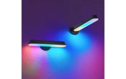Game Bordslampa LED 2 kpl svart RGB