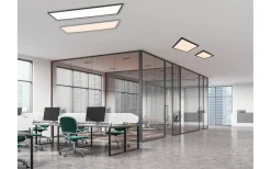 Gamma Plafond LED 119x29cm mattsvart