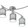 Garda Plafond 5xE14 grå