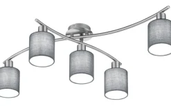 Garda Plafond 5xE14 grå