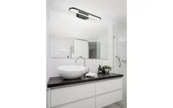 Gianni H2O Vägglampa LED 60cm mattsvart IP44