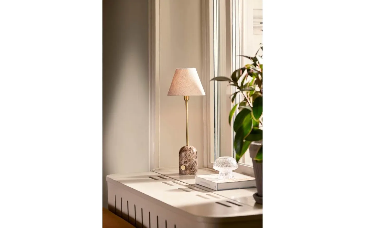 Gino Bordslampa 56cm Brun