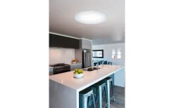 Giron Plafond 76cm LED 3000-5000K 54,5W Kristall med Fjärrkontroll Vit