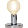 Glans Bordslampa 8,5cm E27 Krom