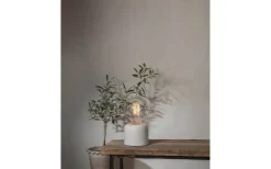 Glans Bordslampa 10cm Vit