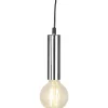 Glans Pendel E27 3,5m kabel Krom