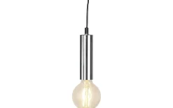 Glans Pendel E27 3,5m kabel Krom