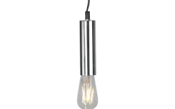 Glans Pendel E27 3,5m kabel Krom