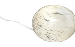Globus Bordslampa 18cm Vit Prickig