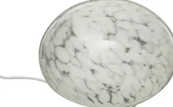 Globus Bordslampa 24cm Vit Prickig