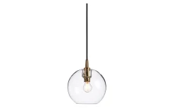 Gloria Fönsterlampa Ø19cm Mässing/Klar