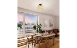Glyneath Plafond 37,5cm Natur/Svart