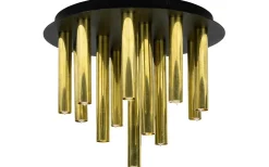 Gocce Plafond 35cm Svart/Mässing