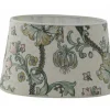 Golden Lily Oval Lampskärm 30cm Embroidery Linen Blush William Morris