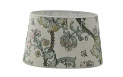 Golden Lily Oval Lampskärm 20cm Embroidery Linen Blush William Morris
