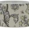 Golden Lily Oval Lampskärm 30cm Embroidery Dove William Morris
