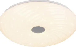 Gravity Plafond LED 37cm vit/krom