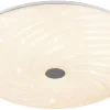 Gravity Plafond LED 57cm vit/krom
