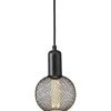 Grid Fönsterlampa 12,5cm LED E27 1W 2700K Svart