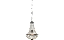 Gränsö Kristallkrona Svart 30 cm