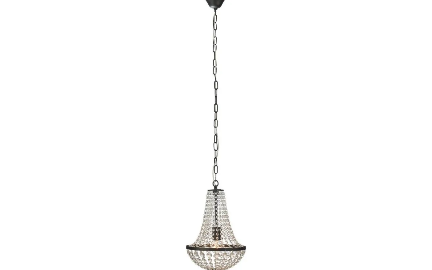 Gränsö Kristallkrona Svart 30 cm
