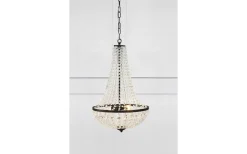Gränsö Kristallkrona Svart 40 cm