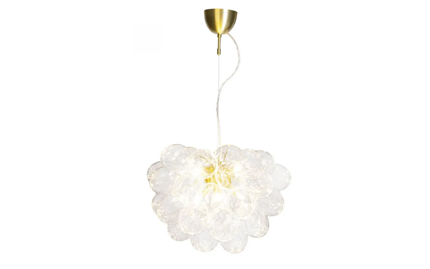 Gross Taklampa 50cm Mässing/Klar
