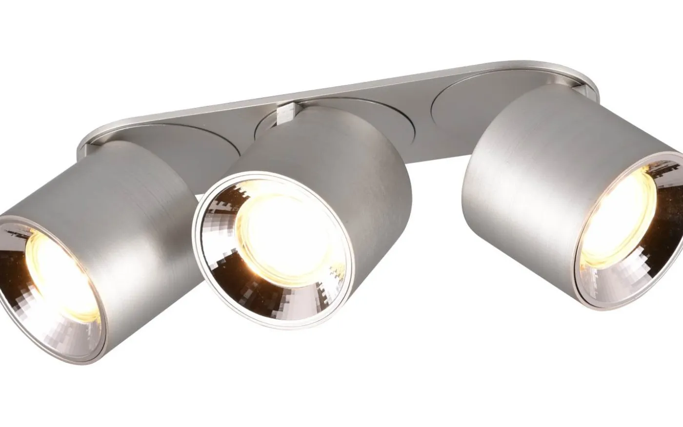 Guayana Spotlight 3-delad GU10 borstad aluminium