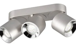 Guayana Spotlight 3-delad GU10 borstad aluminium