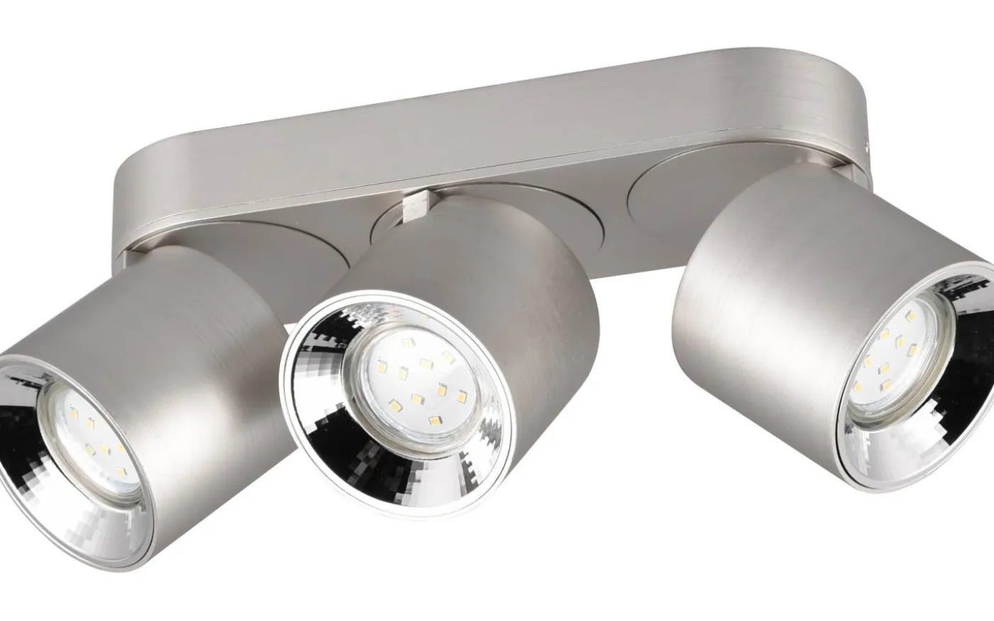Guayana Spotlight 3-delad GU10 borstad aluminium