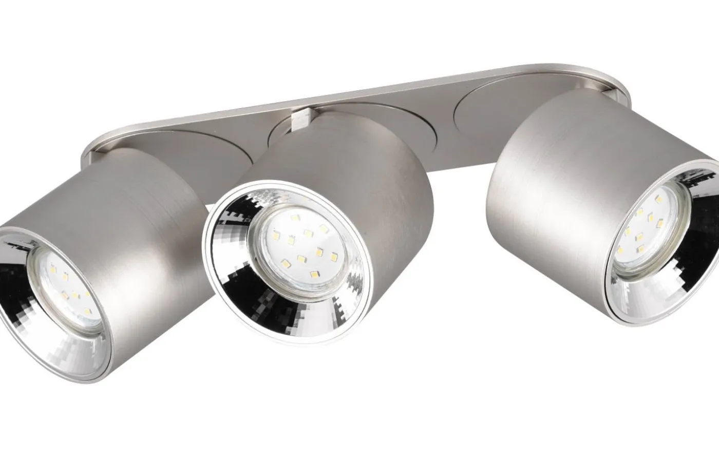 Guayana Spotlight 3-delad GU10 borstad aluminium