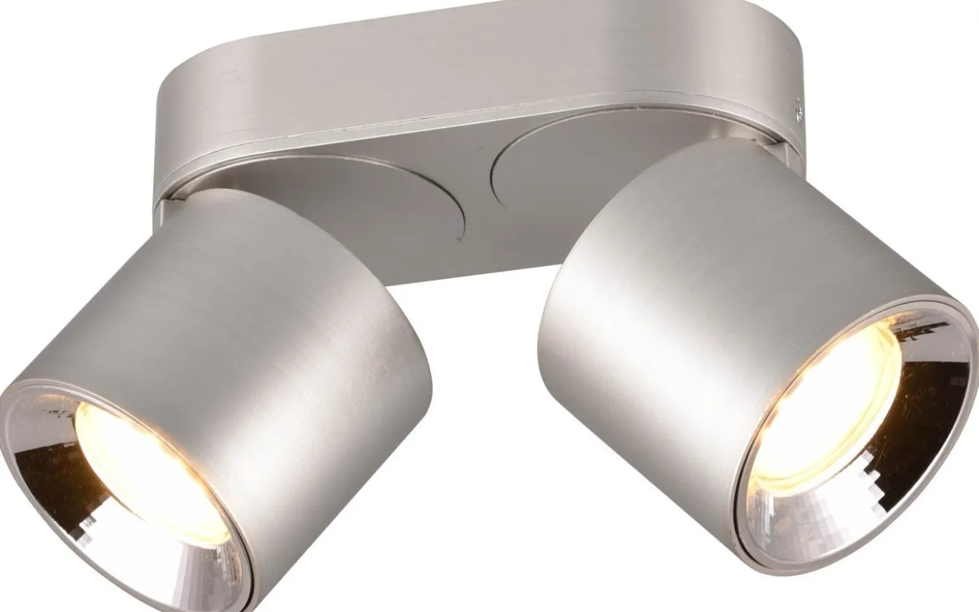Guayana Spotlight 2-delad GU10 borstad aluminium