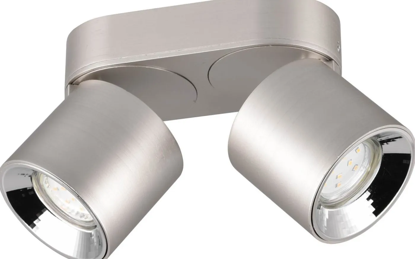 Guayana Spotlight 2-delad GU10 borstad aluminium