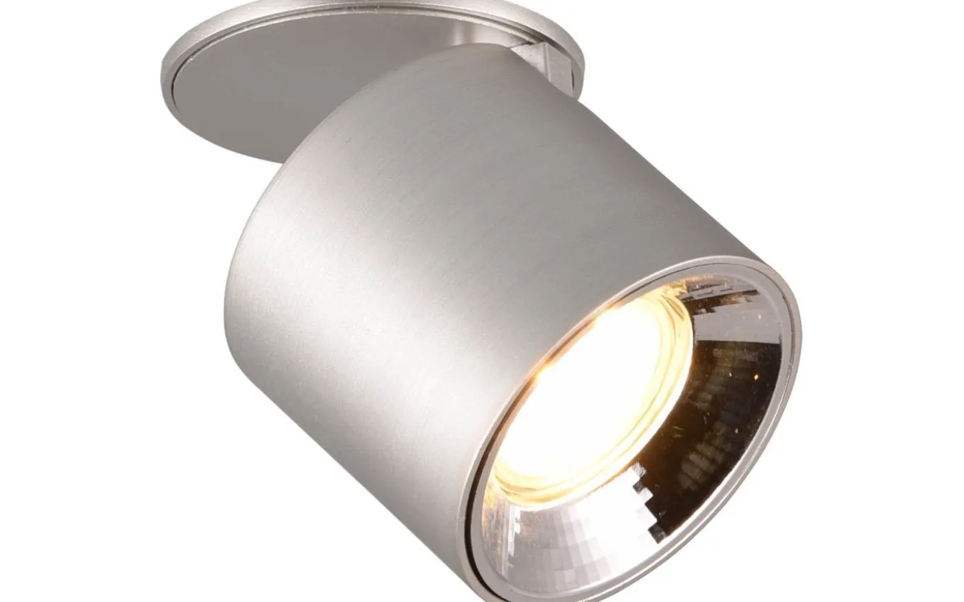 Guayana Spotlight 1-dels GU10 borstad aluminium