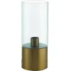 Halmstad Bordslampa 25cm Brons/Blå