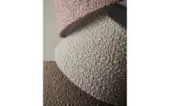 Hanna Lampskärm Ø19cm Bouclé Rosa